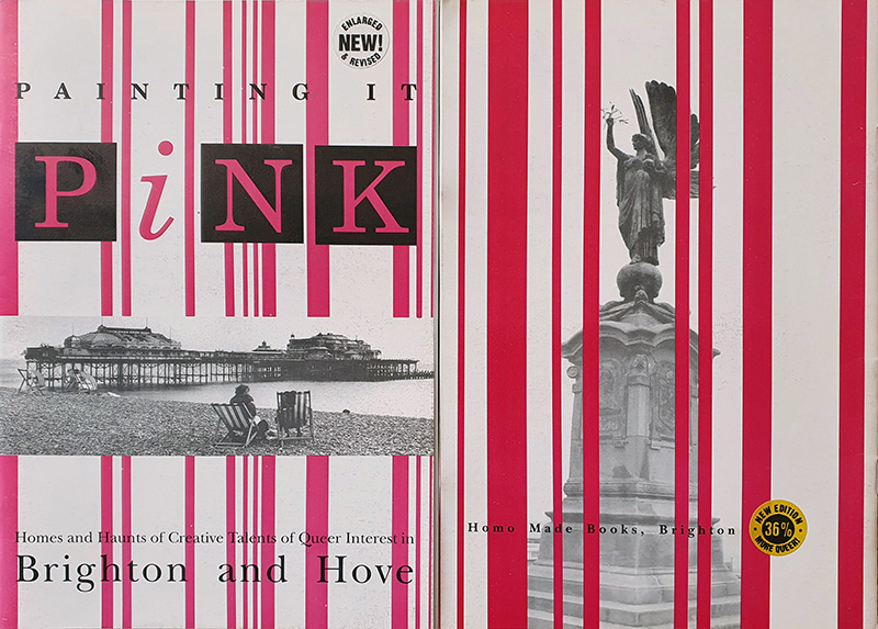 Stripey cover with the words: Paint It Pink!